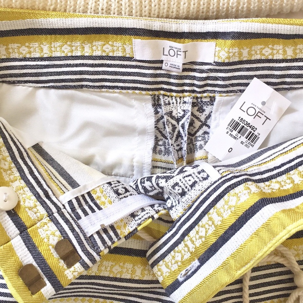 NWT Loft Riviera Short Yellow - Picture 6 of 9